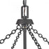 Elk Emmett 17 Inch Wide 4 Light Pendant in Matte Black Model: EC89804/4