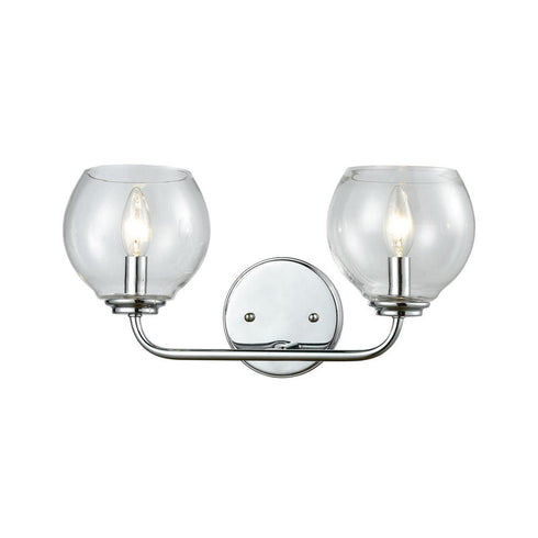 Elk Emory VANITY LIGHT in Polished Chrome Finish Model: 81361/2