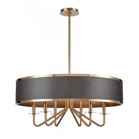 Elk Engel 30'' Wide 6 Light Chandelier Satin Model: 82335/6
