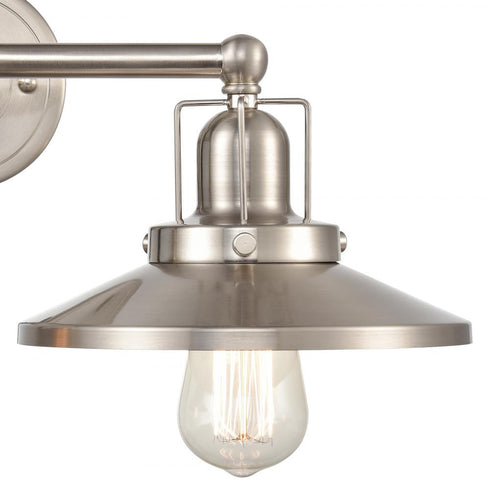 Elk English Pub VANITY LIGHT in Satin Nickel Finish Model: 96141/2