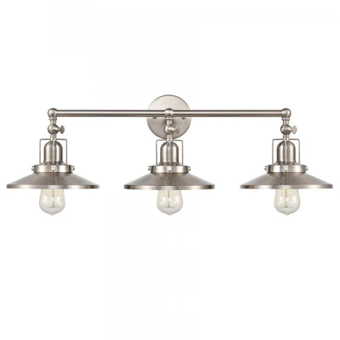 Elk English Pub VANITY LIGHT in Satin Nickel Finish Model: 96142/3
