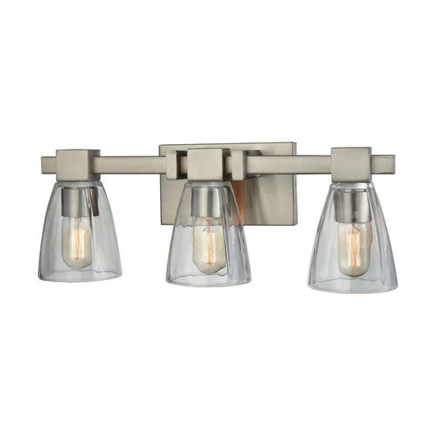 Elk Ensley VANITY LIGHT in Satin Nickel Finish Model: 11982/3
