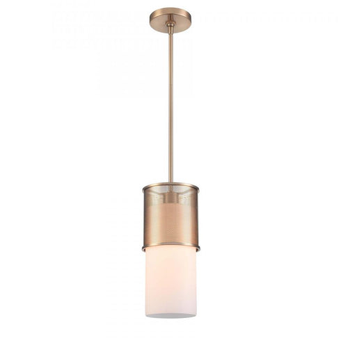 Elk Esteem 6 Inch Wide 1 Light Mini Pendant in Aged Brass Model: 63321/1