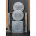 Elk Etched Metal Table Chateau Square TOP in Pewter Finish Model: TABLE002-TOP
