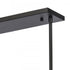 Elk Fantania 36 Inch Wide 4 Light Linear Chandelier in Matte Black Model: 82236/4