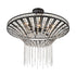 Elk Fantania 36 Inch Wide 8 Light Chandelier in Matte Black Model: 82239/8