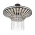 Elk Fantania 36 Inch Wide 8 Light Chandelier in Matte Black Model: 82239/8