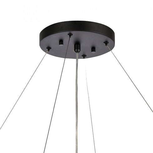 Elk Fantania 36 Inch Wide 8 Light Chandelier in Matte Black Model: 82239/8