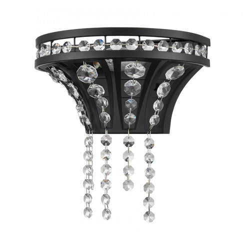 Elk Fantania 9 Inch High 1 Light Sconce in Matte Black Model: 82234/1