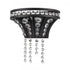 Elk Fantania 9 Inch High 1 Light Sconce in Matte Black Model: 82234/1