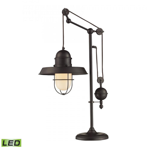 Elk Farmhouse 32 Inch High 1 Light Desk Lamp in Oil Rubbed Bronze Includes LED Bulb Model: 65072-1-LED