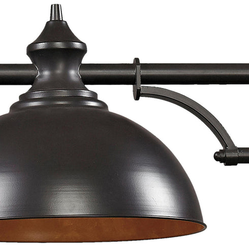 Elk Farmhouse ISLAND LIGHT in Oiled Bronze Finish Model: 65151-3