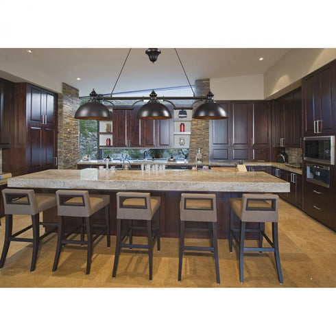 Elk Farmhouse ISLAND LIGHT in Oiled Bronze Finish Model: 65151-3