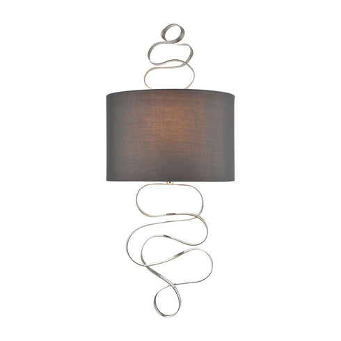 Elk Felicity SCONCE in Silver Leaf Finish Model: D4650TALL
