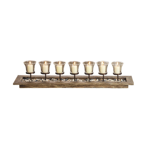 Elk Firenza CANDLE CANDLE HOLDER in Natural Finish Model: 400087