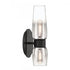 Elk Flame 14 Inch High 2 Light Sconce in Chrome Model: 9760-CH-CLGR