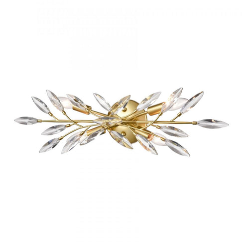 Elk Flora Grace 25.5 Inch Wide 4 Light Vanity Light Champagne Gold Model: 18302/4