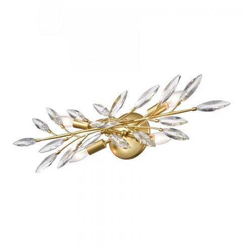 Elk Flora Grace 25.5 Inch Wide 4 Light Vanity Light Champagne Gold Model: 18302/4