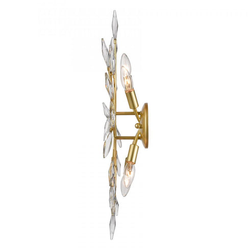 Elk Flora Grace 25.5 Inch Wide 4 Light Vanity Light Champagne Gold Model: 18302/4