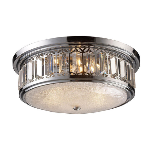 Elk Flushmounts FLUSH MOUNT in Chrome Finish Model: 11227/3