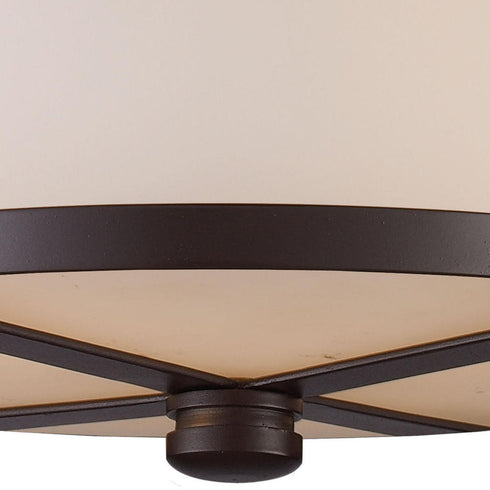Elk Flushmounts FLUSH MOUNT in Oiled Bronze Finish Model: 15025/2