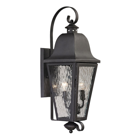 Elk Forged Brookridge SCONCE in Charcoal Finish Model: 47101/2