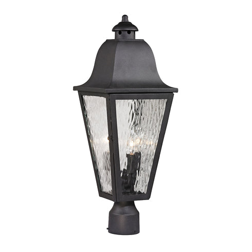 Elk ForgedBrookridge POST MOUNT in Gray Finish Model: 47105/3