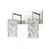 Elk Formade Crystal Forma de Crystal 14 Inch Wide 2 Light Vanity Light in Polished Chrome Model: 82191/2