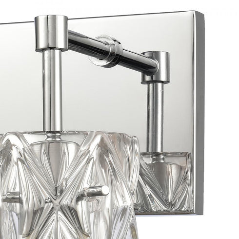 Elk Formade Crystal Forma de Crystal 14 Inch Wide 2 Light Vanity Light in Polished Chrome Model: 82191/2