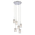 Elk Formade Crystal Forma de Crystal 17.5 Inch Wide 6 Light Pendant in Polished Chrome Model: 82198/6