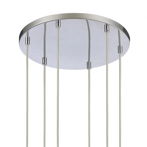 Elk Formade Crystal Forma de Crystal 17.5 Inch Wide 6 Light Pendant in Polished Chrome Model: 82198/6