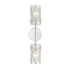 Elk Formade Crystal Forma de Crystal 21 Inch High 2 Light Sconce in Polished Chrome Model: 82195/2