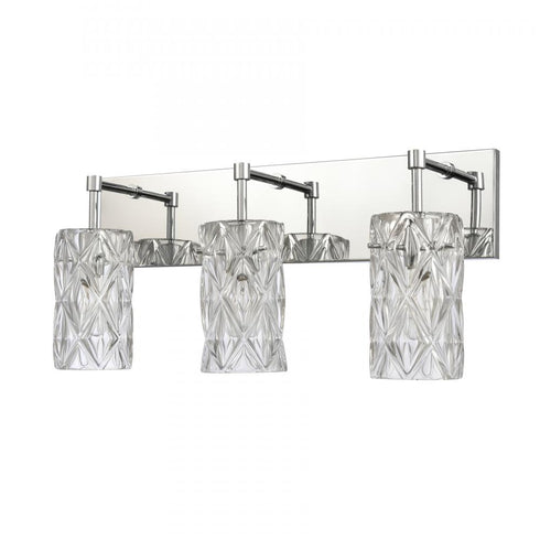 Elk Formade Crystal Forma de Crystal 23 Inch Wide 3 Light Vanity Light in Polished Chrome Model: 82192/3