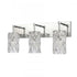 Elk Formade Crystal Forma de Crystal 23 Inch Wide 3 Light Vanity Light in Polished Chrome Model: 82192/3