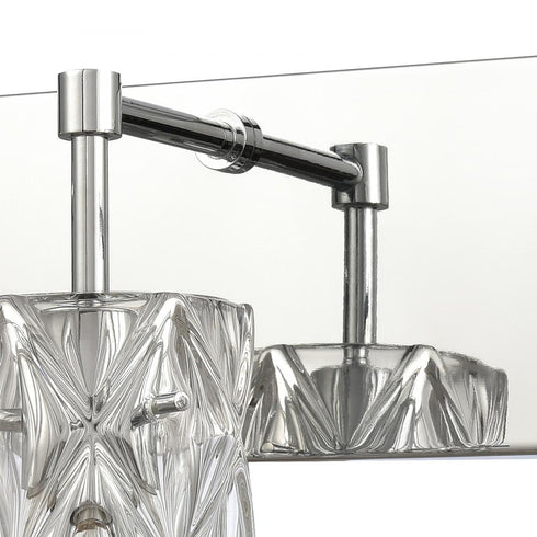Elk Formade Crystal Forma de Crystal 23 Inch Wide 3 Light Vanity Light in Polished Chrome Model: 82192/3