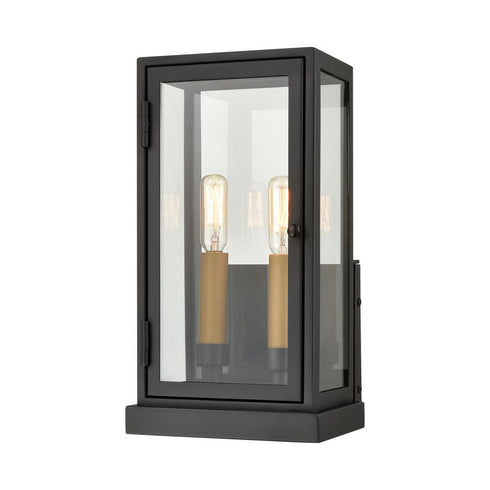 Elk Foundation SCONCE in Matte Black Finish Model: 45501/2
