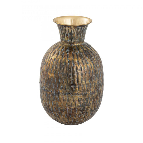 Elk Fowler Vase Round in Patinated Brass (2 pack) (2 pack) Model: S0807-9777