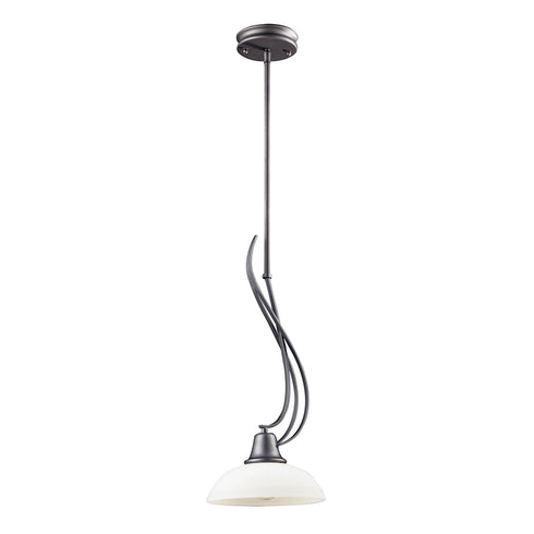 Elk Franklin Creek 1 Light MINI PENDANT in Graphite Finish Model: 61051-1