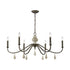 Elk French Connection CHANDELIER in Malted Rust Finish Model: D3871
