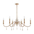 Elk French Connection CHANDELIER in Satin Brass Finish Model: H018-7253