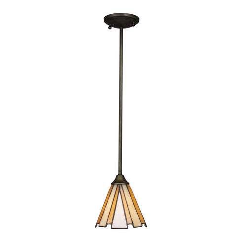 Elk Fulton 1 Light MINI PENDANT in Antique Bronze Finish Model: 08002-AB