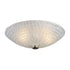 Elk Fusion SEMI FLUSH MOUNT in Satin Nickel Finish Model: 10139/2WHT