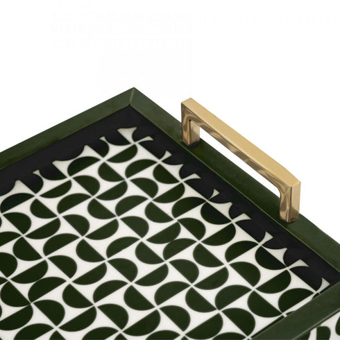 Elk Futrelle Tray Set of 2 in Dark Green (2 pack) (2 pack) Model: H0807-9764/S2