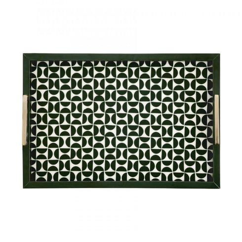 Elk Futrelle Tray Set of 2 in Dark Green (2 pack) (2 pack) Model: H0807-9764/S2
