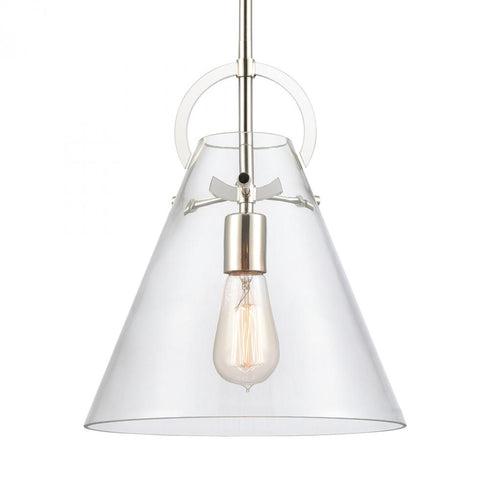 Elk Gabby MINI PENDANT in Polished Nickel Finish Model: 89326/1