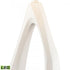 Elk Galeria 31 Inch High 1 Light Table Lamp in Matte White Includes LED Bulb Model: H0019-8001-LED