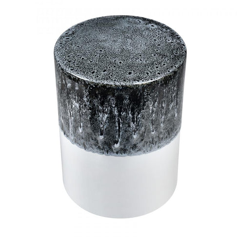 Elk Gallemore Stool Gray in Black Glazed Finish Model: S0017-9732