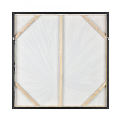 Elk Garden Palm WALL ART in Blue Finish Model: S0016-8160
