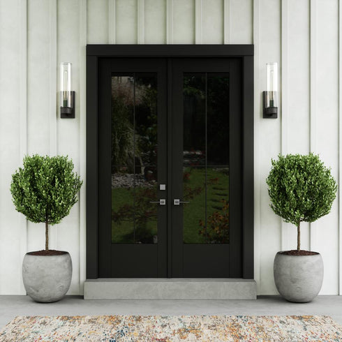 Elk Garity 18 Inch High 1 Light Outdoor Sconce in Textured Black Model: 69671/1