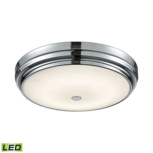 Elk Garvey 1 Light FLUSH MOUNT in Chrome Finish Model: FML4750-10-15